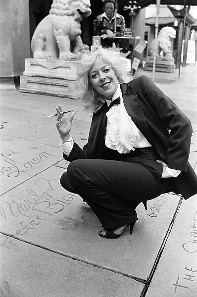 Julie Goodyear in Hollywood, California. 21st November 1982