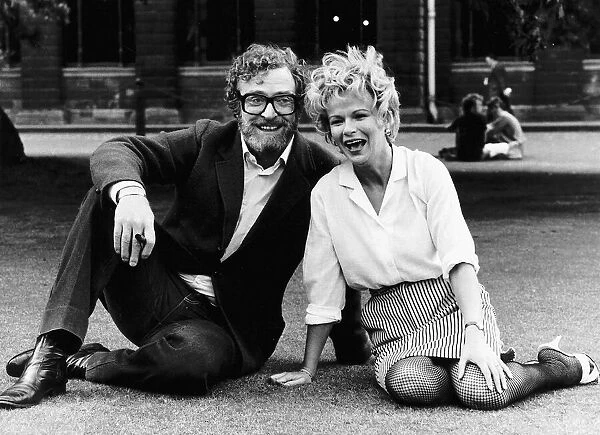 Julie Walters with co-star Michael Caine from the film 'Rita'