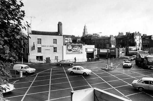 The junction of Bond Street and Newfoundland Street in 1981