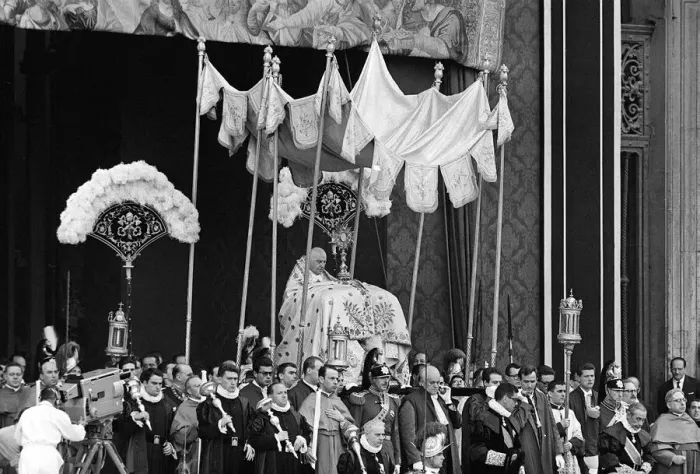 Framed Print : June 1962 Pope John XXIII during a solemn ceremony at St Peters Basilica Rome