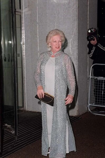 June Whitfield actress December 1998, arriving at the LWT building in London for