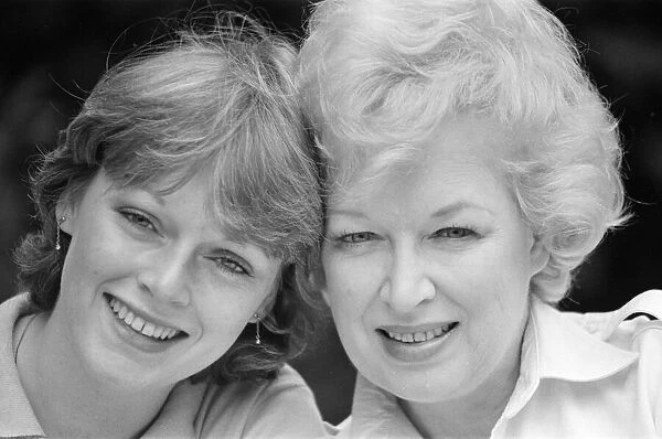 June Whitfield and her daughter Suzy Picture taken 12th September 1980