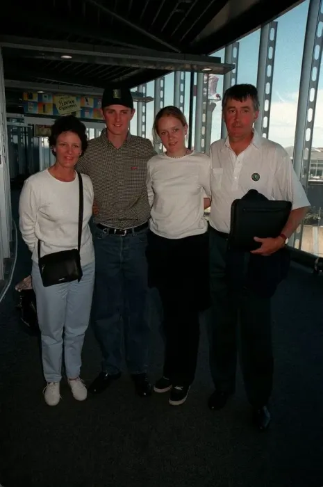 Framed Print : Justin Rose Golf September 1998 Schoolboy golf champion arriving at Heathrow Framed Print : Justin Rose Golf September 1998 Schoolboy golf champion arriving at Heathrow