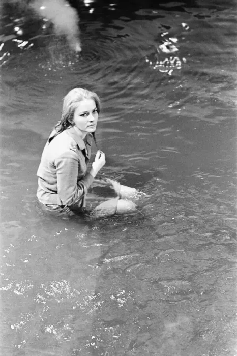 Framed Print : Karin Dor, German actress, on the set of new James Bond film, You Only Live Twice Framed Print : Karin Dor, German actress, on the set of new James Bond film, You Only Live Twice