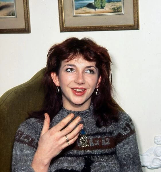 Kate Bush British pop singer December 1979