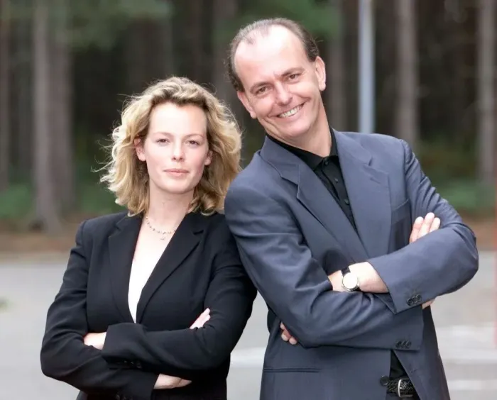 Framed Print : Kate Hamble Top Gear Presenter, filming on location with Quentin Wilson Framed Print : Kate Hamble Top Gear Presenter, filming on location with Quentin Wilson