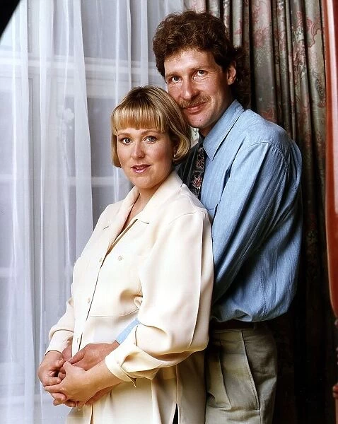 Kathryn Holloway TV Presenter with boyfriend Andy Watts awaiting the arrival of her baby
