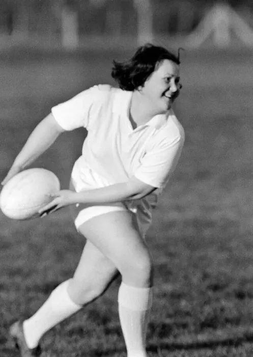 Framed Print : Katy Norman, female Rugby player chairman of Somerset young farmers club