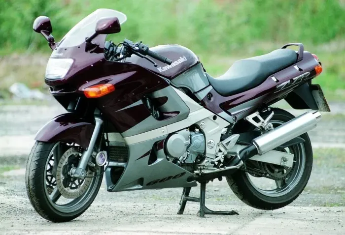 Framed Print : Kawasaki 600 ZZR motorcycle road record June 1998 motoring supplement purple Framed Print : Kawasaki 600 ZZR motorcycle road record June 1998 motoring supplement purple