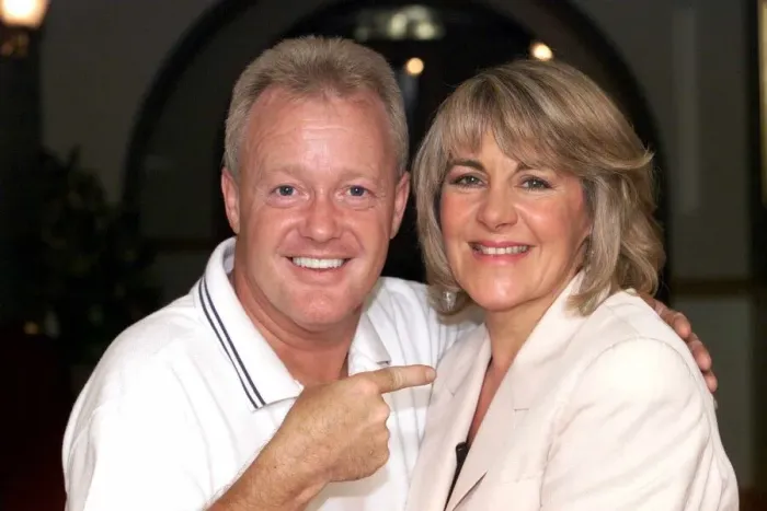 Framed Print : Keith Chegwin TV Presenter August 1999 Pictured with Nina Myskow Mirror Staff Framed Print : Keith Chegwin TV Presenter August 1999 Pictured with Nina Myskow Mirror Staff
