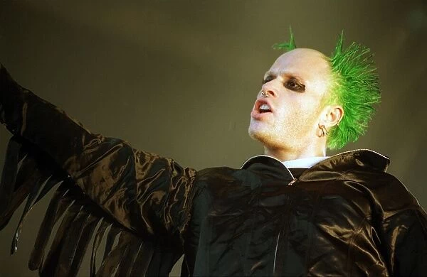 Keith Flint of The Prodigy on stage July 1996
