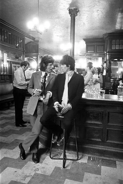 Keith Richards and Mick Jagger of The Rolling Stones. Friday 30th June 1967