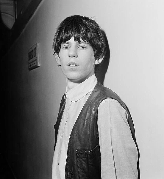 Keith Richards of The Rolling Stones. January 1964