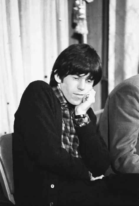 Framed Print : Keith Richards of The Rolling Stones in the studio after meeting fans on Broadway Framed Print : Keith Richards of The Rolling Stones in the studio after meeting fans on Broadway