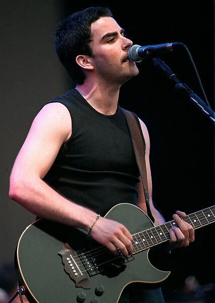 Kelly Jones of the indie group Stereophonics on stage at T in the Park July 1999