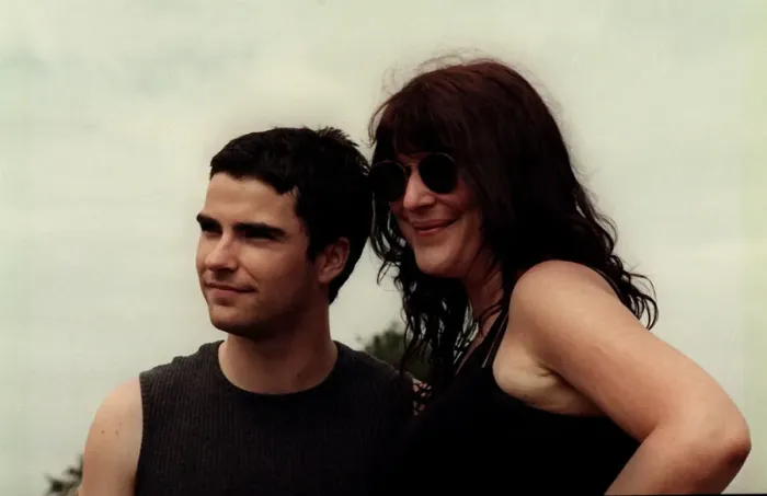 Framed Print : Kelly Jones lead singer of Stereophonics at T in the Park getting his photo taken with a