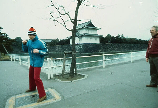 Ken Buchanan boxer March 1975 Training in Japan