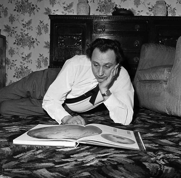 Ken Dodd at home in Knotty Ash, Liverpool. 15th March 1965