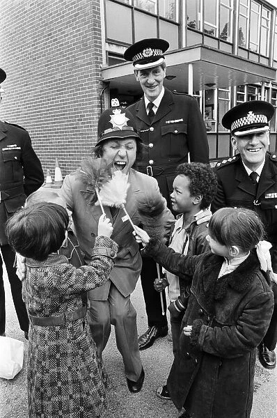 Ken Dodd at a Liverpool Police Station. 7th June 1979