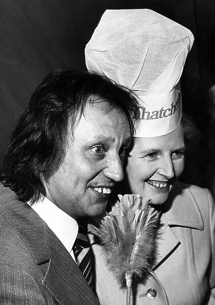 Ken Dodd and Margaret Thatcher. 10th June 1978