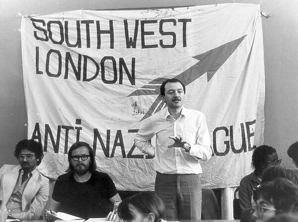 KEN LIVINGSTONE, LABOUR LEADER OF THE GLC DELIVERS A FIERCE ATTACK ON POLICING AT THE