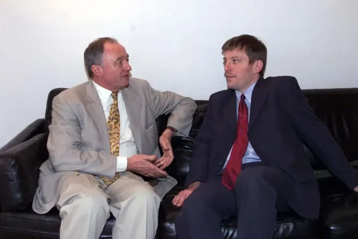Framed Print : Ken Livingstone MP November and Peter MacMahon1999 Exclusive Picture for Peter Framed Print : Ken Livingstone MP November and Peter MacMahon1999 Exclusive Picture for Peter