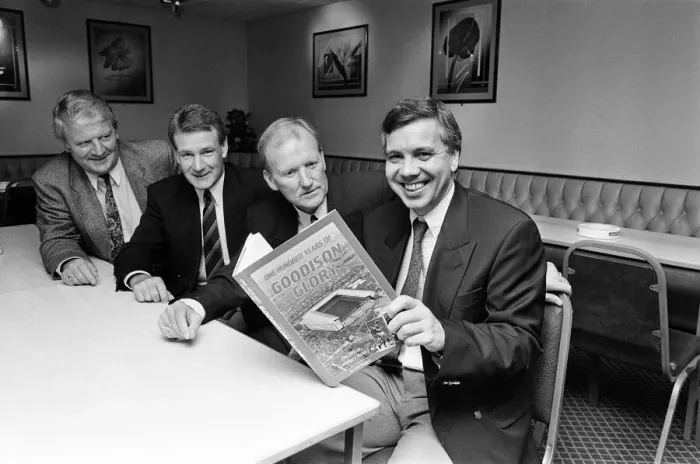 Framed Print : Ken Rogers, Book launch, One Hundred Years of Goodison Glory