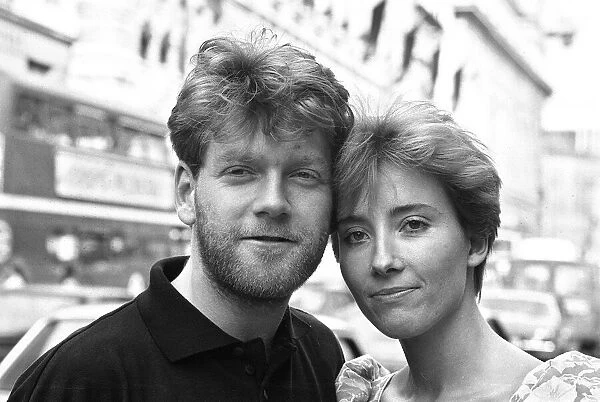 Kenneth Branagh and Emma Thompson at TV photocall - September 1987