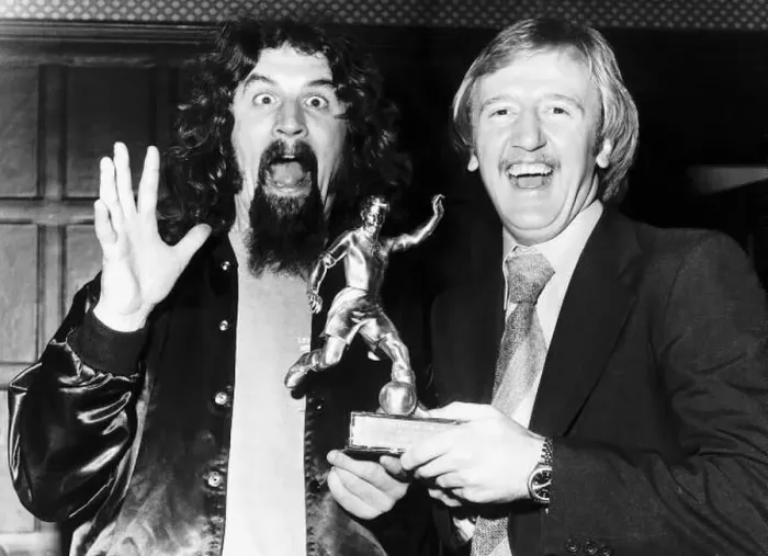  : Kenny Burns football receives his Player of The Year Award at the Football Writers