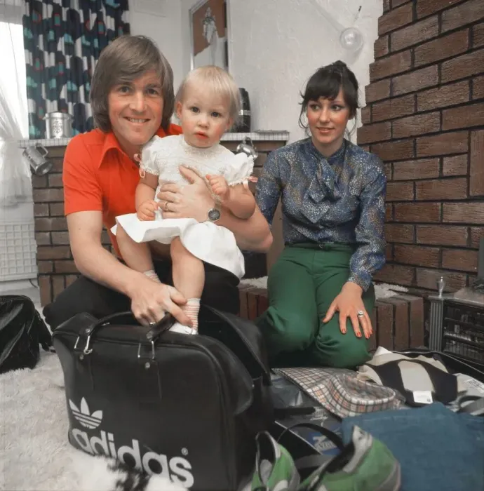 Framed Print : Kenny Dalglish and his family. Kenny Dalglish is a Scottish Football Player