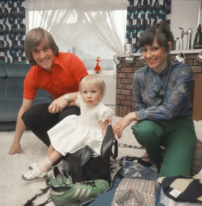 Framed Print : Kenny Dalglish and his family. Kenny Dalglish is a Scottish Football Player Framed Print : Kenny Dalglish and his family. Kenny Dalglish is a Scottish Football Player