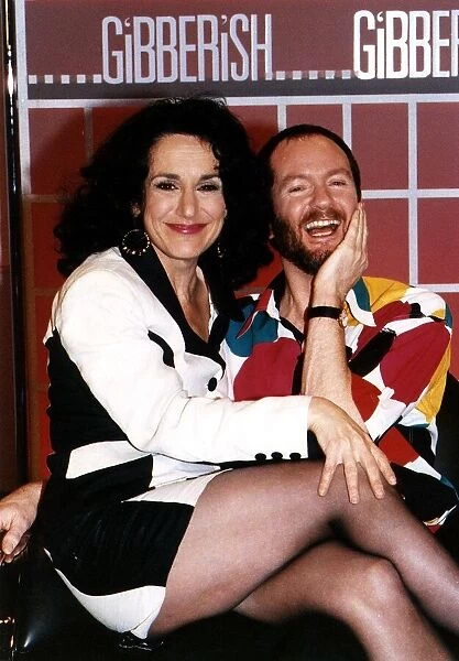 Kenny Everett Comedian with actress Lesley Joseph