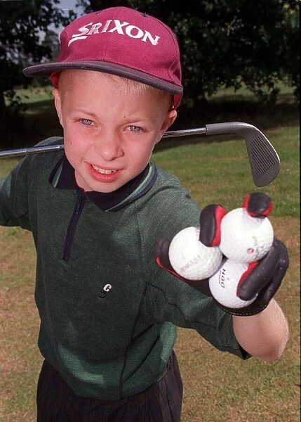 Kevin Barnes new child golf star from Worcester 1998