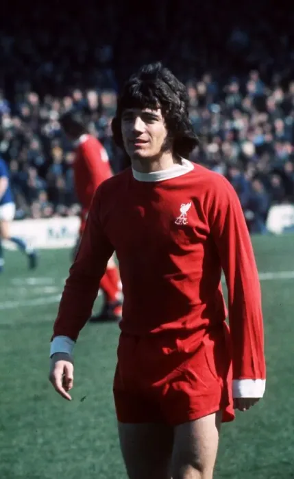 Framed Print : Kevin Keegan 1973 Liverpool football Birmingham v Liverpool