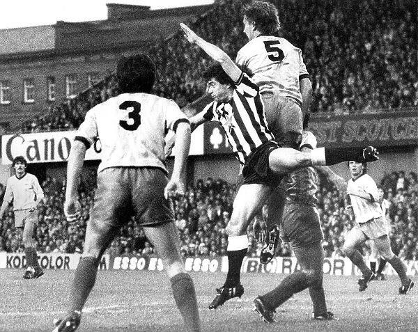 Kevin Keegan beaten by Steve Fallon during the Division Two League match in the 1983 -84