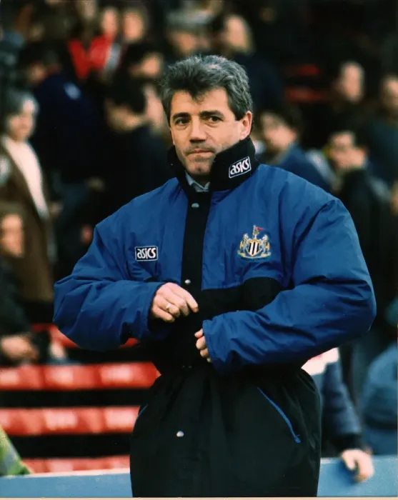 Framed Print : Kevin Keegan Manager of Newcastle United Football Club seen walking along the touchline Framed Print : Kevin Keegan Manager of Newcastle United Football Club seen walking along the touchline