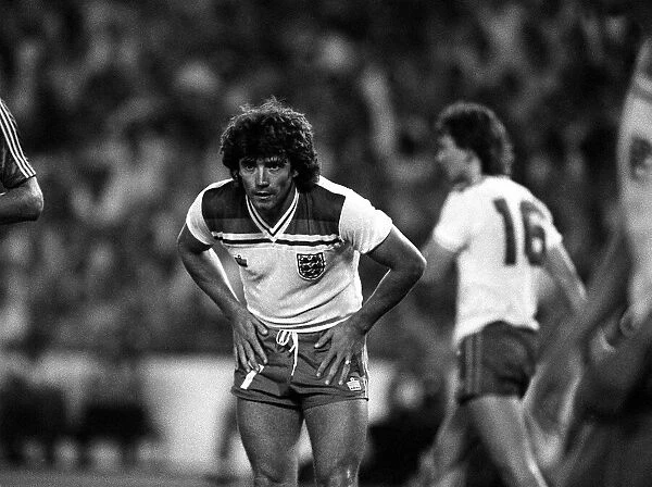 Kevin Keegan after missing chance of a goal July 1982 against Spain in the 1982
