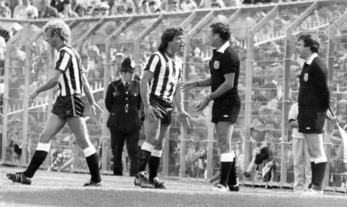 Framed Print : Kevin Keegan Newcastle Uniteds skipper protests to the referee at the Newcastle v Framed Print : Kevin Keegan Newcastle Uniteds skipper protests to the referee at the Newcastle v