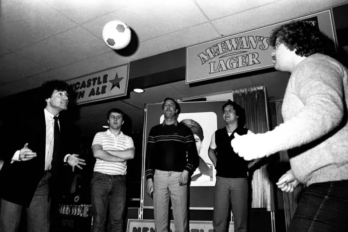 Framed Print : The Kevin Keegan Roadshow at the Heaton RAOB Club in February 1983 Framed Print : The Kevin Keegan Roadshow at the Heaton RAOB Club in February 1983