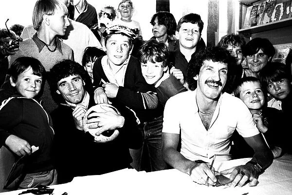 Kevin Keegan and Terry McDermott turned up at newsagent Derek Weddles shop