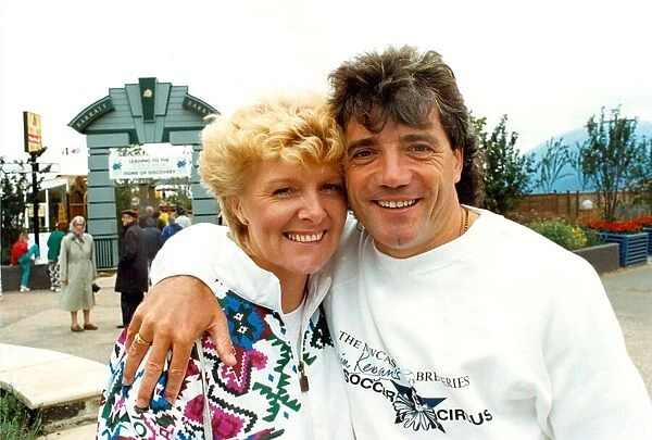 Kevin Keegan with his wife Jean
