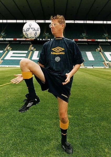 Kevin Kennedy actor Curly Watts at Celtic Park - June 1997