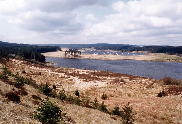 Kielder Reservoir, Northumberland, North East. Circa 1996