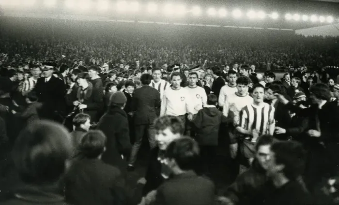 Framed Print : Kilmarnock 2-0 Loko Leipzig, The Inter Cities Fairs Cup match at Rugby Park, Kilmarnock Framed Print : Kilmarnock 2-0 Loko Leipzig, The Inter Cities Fairs Cup match at Rugby Park, Kilmarnock