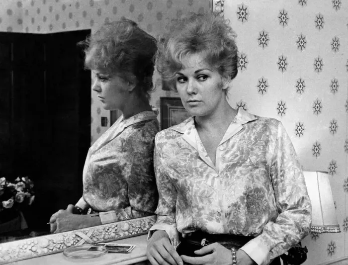 Framed Print : Kim Novak the film actress pictured in her pent-house suite at the Dorchester Hotel