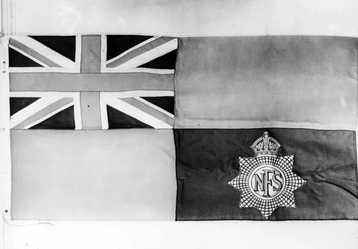 Framed Print : The King has approved the institution of flags for the National Fire Service Framed Print : The King has approved the institution of flags for the National Fire Service