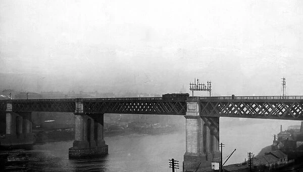 King Edward VII Bridge, Newcastle upon Tyne. 28th January 1928