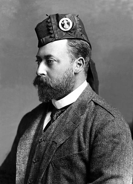 King Edward VII pictured in about 1880 when he was the Prince of Wales