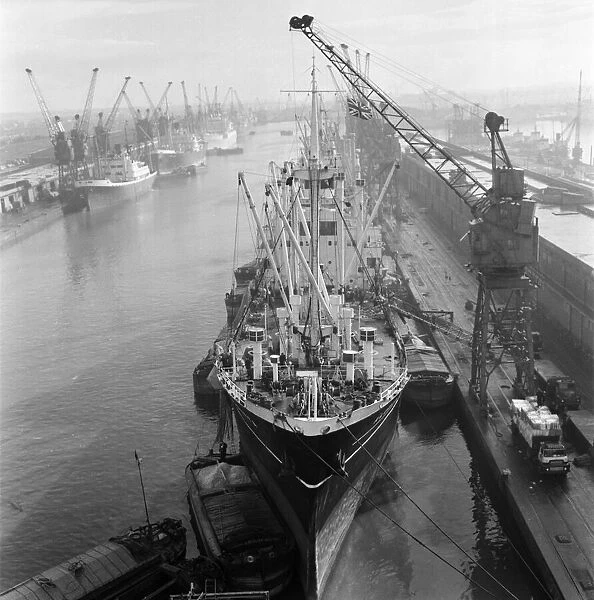 King George Dock, Hull. March 1965