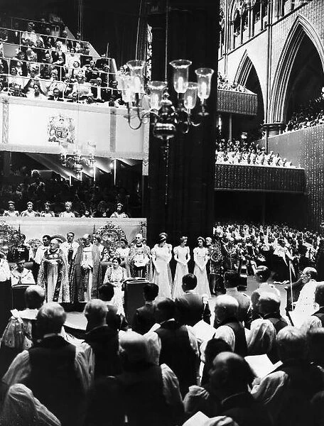 King George VI Coronation 1937 with Queen Mother May 1937